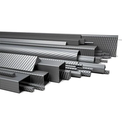 Tiwb Ffibr Carbon hirsgwar