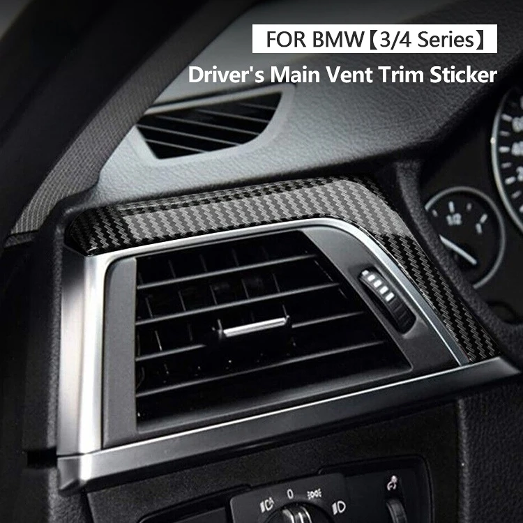 Fframiau Trim Fent Awyr Ffibr Carbon Go Iawn Ar gyfer BMW